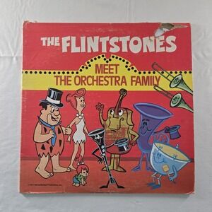 The Flintstones Meet The Orchestra Family LP 1977 Vinyl Record VG Tested